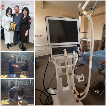 Отримано сучасний апарат ШВЛ та підписано перший договір на великий грантовий проєкт
